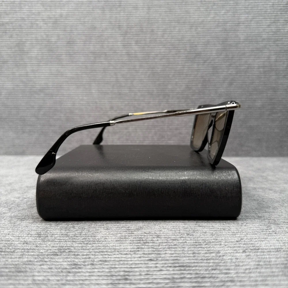 Victoria Beckham VBS94 C1 Y2k Sunglasses Black Silver Square Frame 56-15-140‎